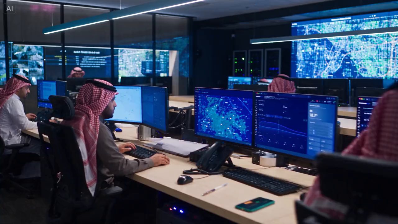 Operators in an emergency operations centre working in CommandPost®.